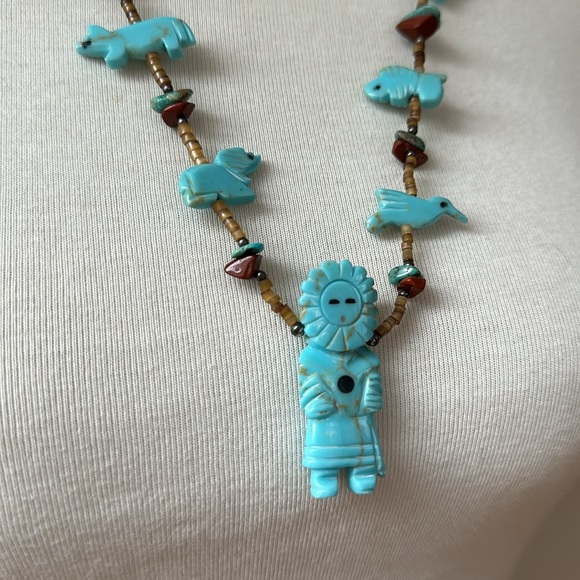 Sun God Tribal Necklace - Picture 3 of 13